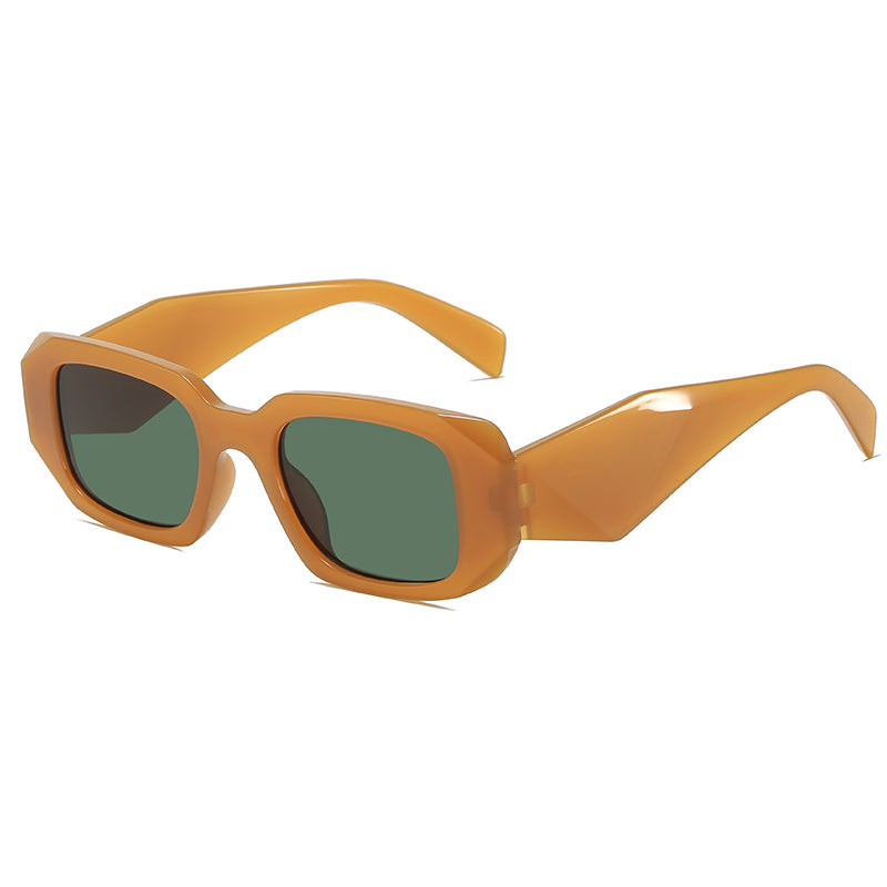 Bold Leopard Print Übergroße Sonnenbrille Brehn