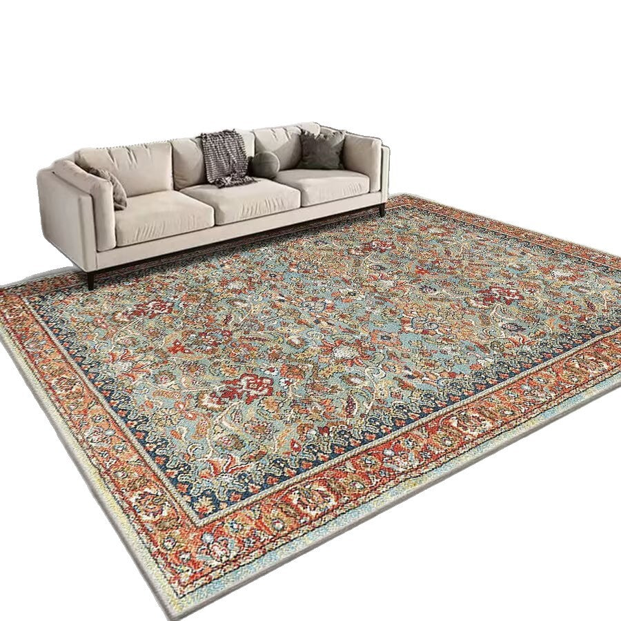 Vintage Floral Patterned Area Rug Brehn