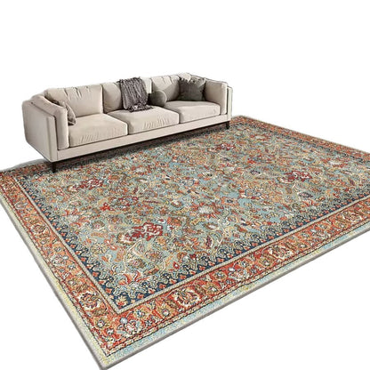 Vintage Floral Patterned Area Rug Brehn