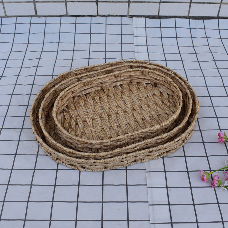 Naturale Woven Serving Basket Set Brehn