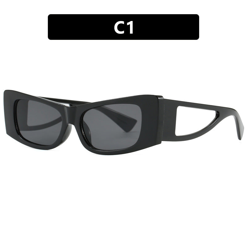 Damen trendige Sonnenbrille mit außergewöhnlichem Design und schützendem UV-Filter Brehn