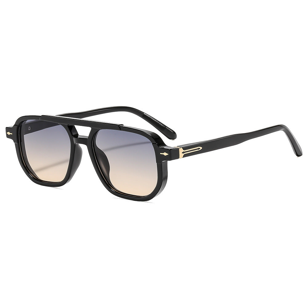 Damen modische Sonnenbrille mit extragroßem Rahmen Brehn