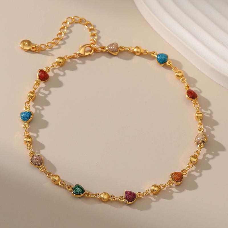 Herz Anhänger Fußkette Brehn