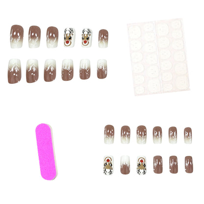 Festliches Rentier-Nageldesign Brehn