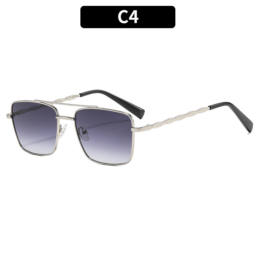 Designer quadratische Rahmen Sonnenbrillen