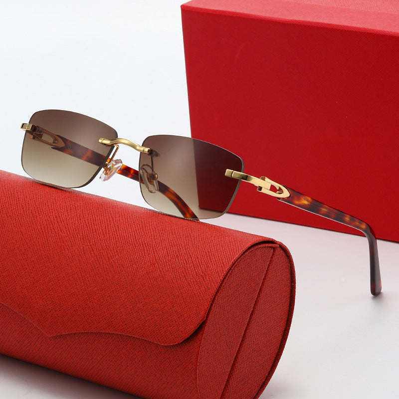Damen elegante und modische Brille mit filigranem Metallrahmen Brehn