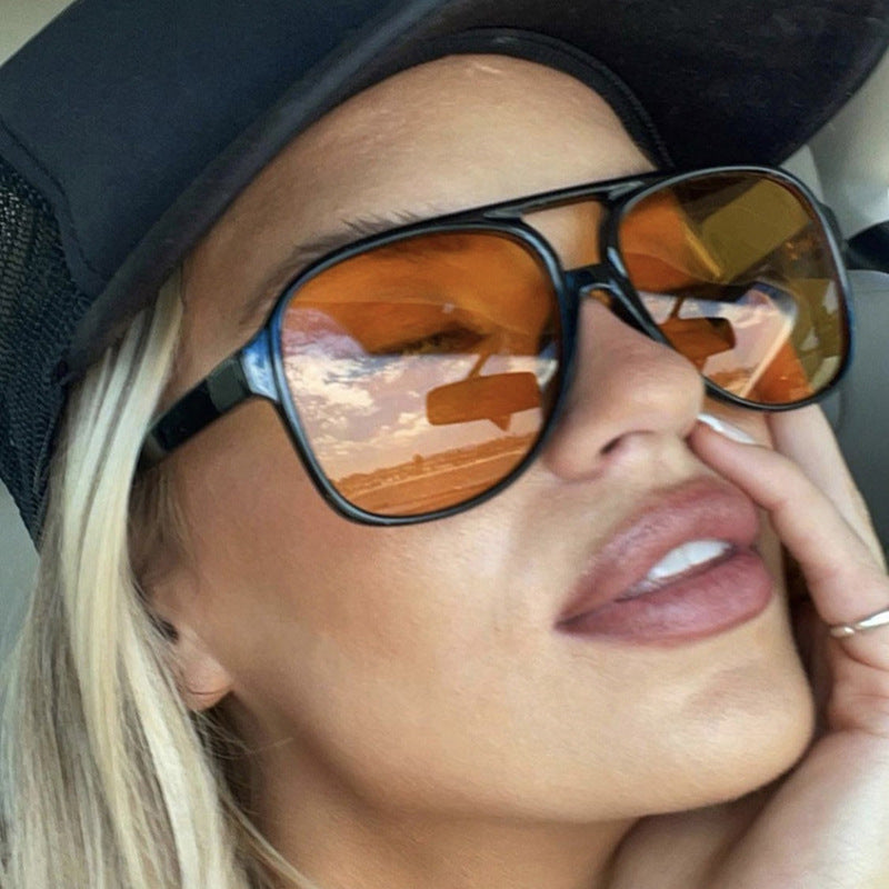 Damen oversized Sonnenbrille im sportlich-eleganten Design Brehn