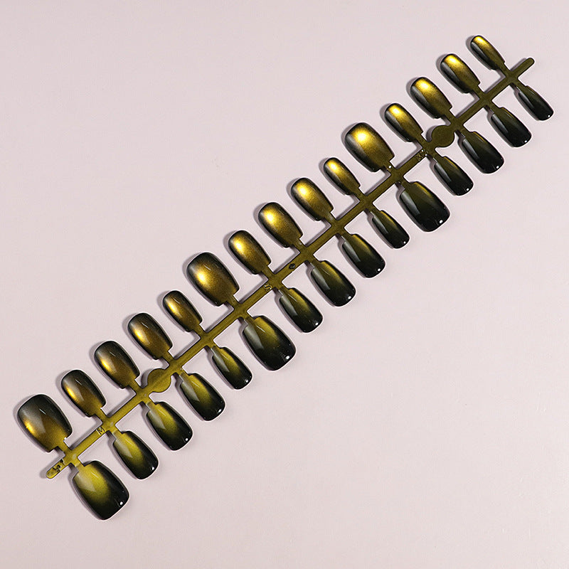 Glänzende Metallische Press-On Nagelspitzen Brehn