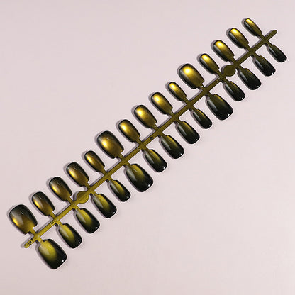 Glänzende Metallische Press-On Nagelspitzen Brehn