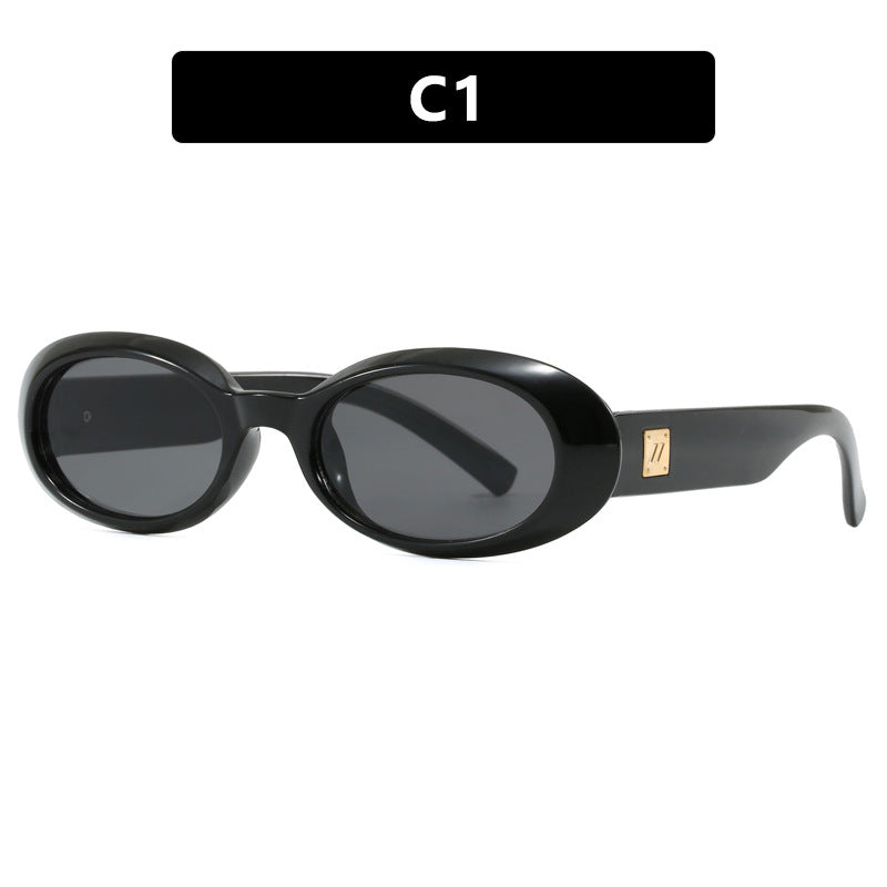 Damen exklusive Sonnenbrille im eleganten Ovaldesign Brehn