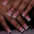 Moderne Quadratische Spitze Nagel-Wrappings Brehn