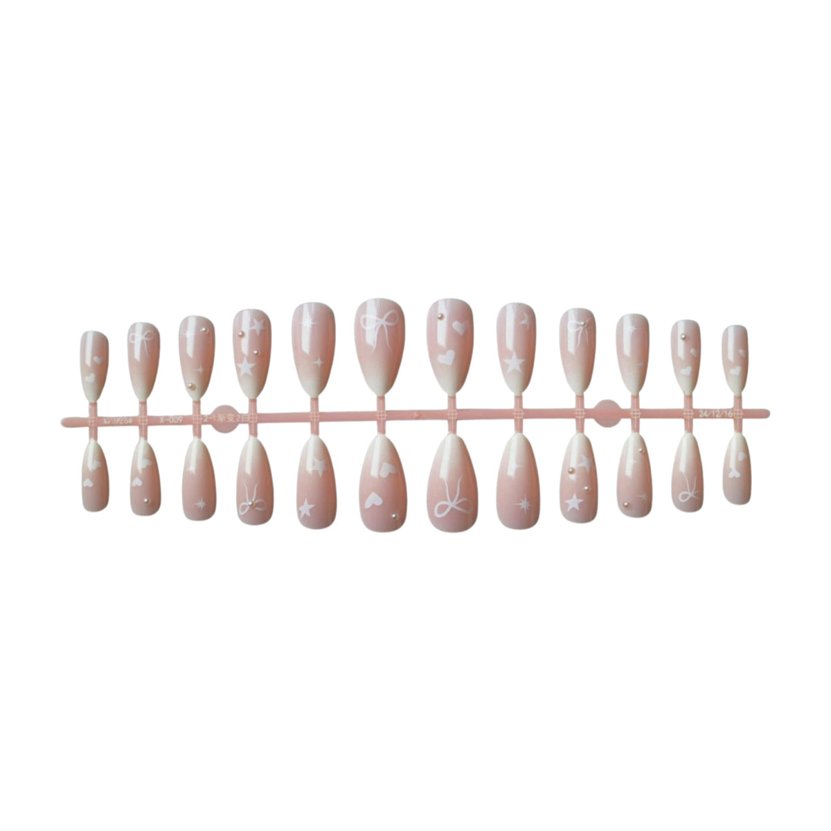 Elegantes Stiletto-Nagelkunst-Set