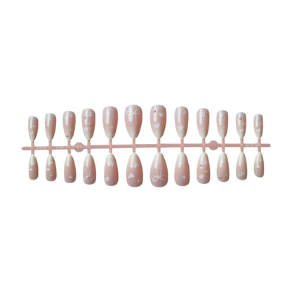 Elegantes Stiletto-Nagelkunst-Set