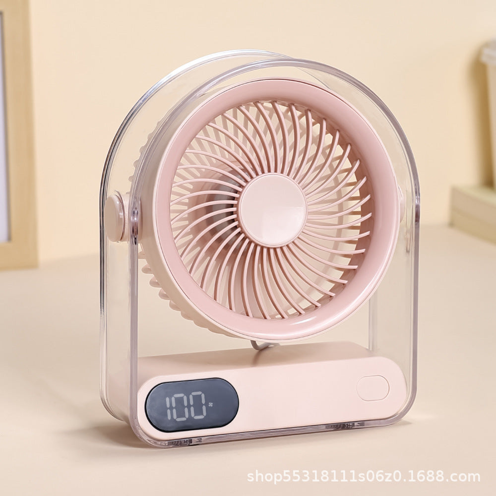 Tragbarer wiederaufladbarer Tischventilator Brehn