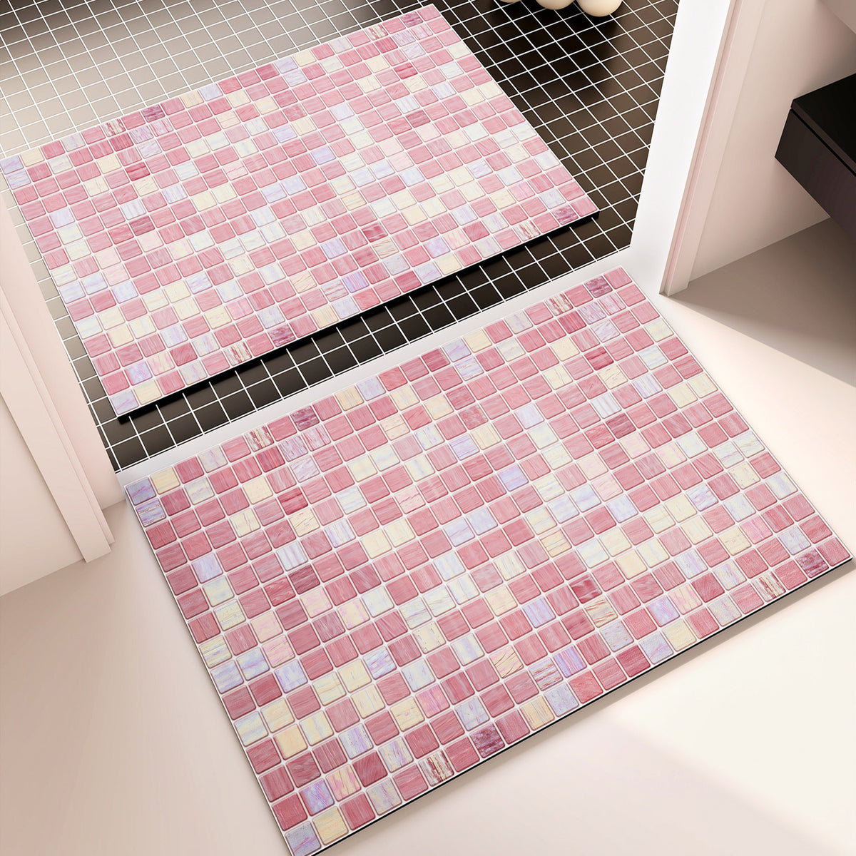 Mosaik-texturiertes Bereichsmatte
