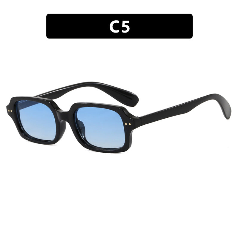Damen stilvolle quadratische Sonnenbrille mit markanten Akzenten Brehn