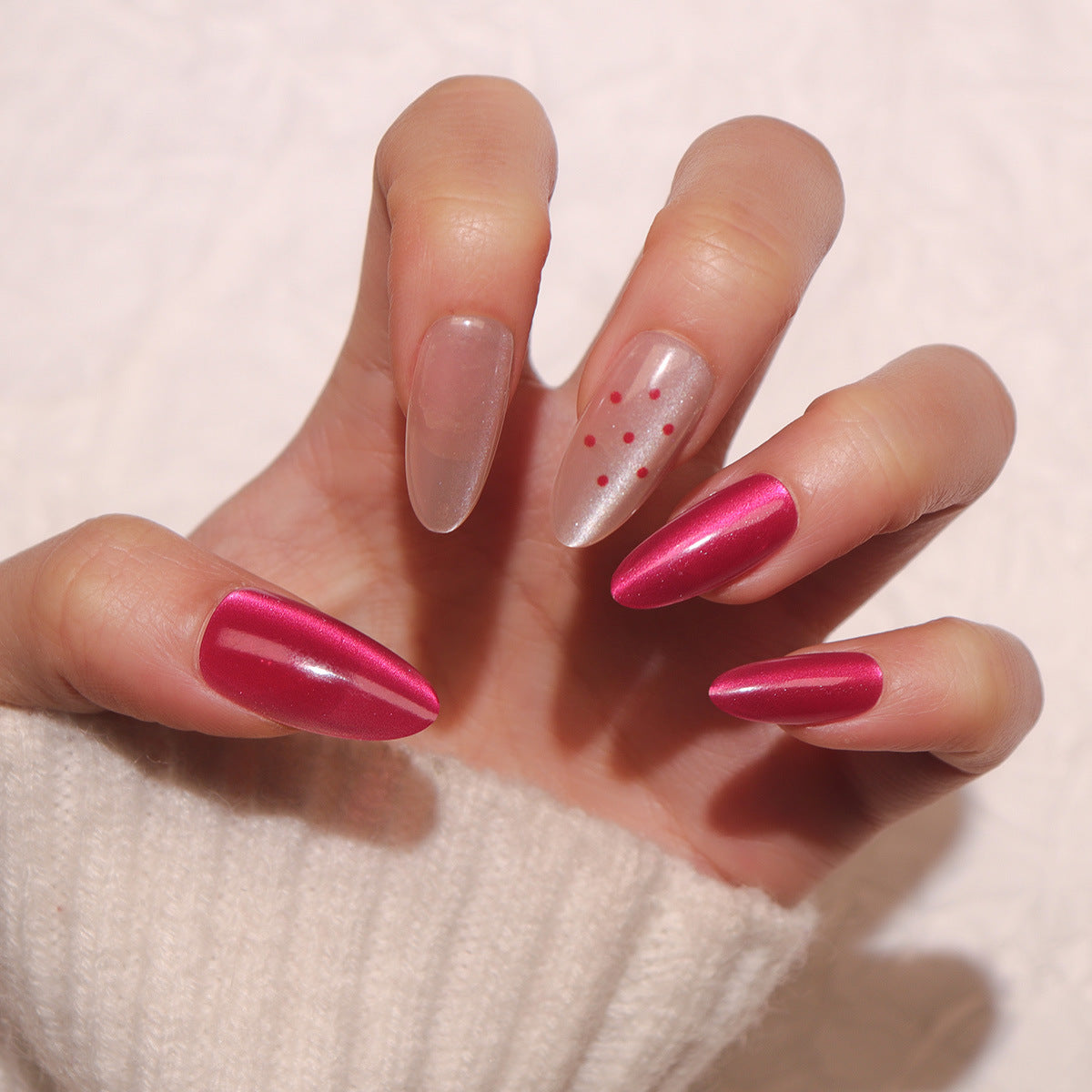 Stilvolles Stiletto Press-On Nail Set Brehn
