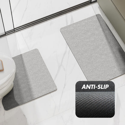 Weiches saugfähiges Badezimmermatten-Set