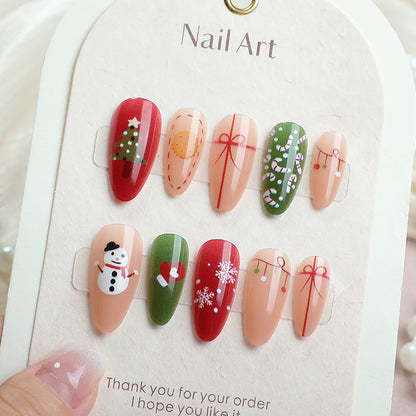 Urlaubsthema Press-On Nageldekorationen