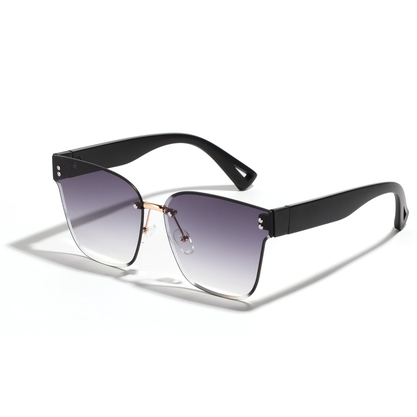 Damen modische Sonnenbrille mit elegantem Rahmen und breiten Gläsern Brehn
