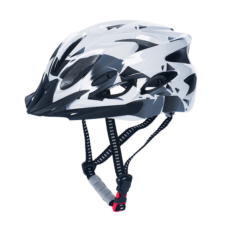 verstellbarer belüfteter Straßen- und Mountainbike-Helm mit Visier und hinten einstellbarem Fit Brehn
