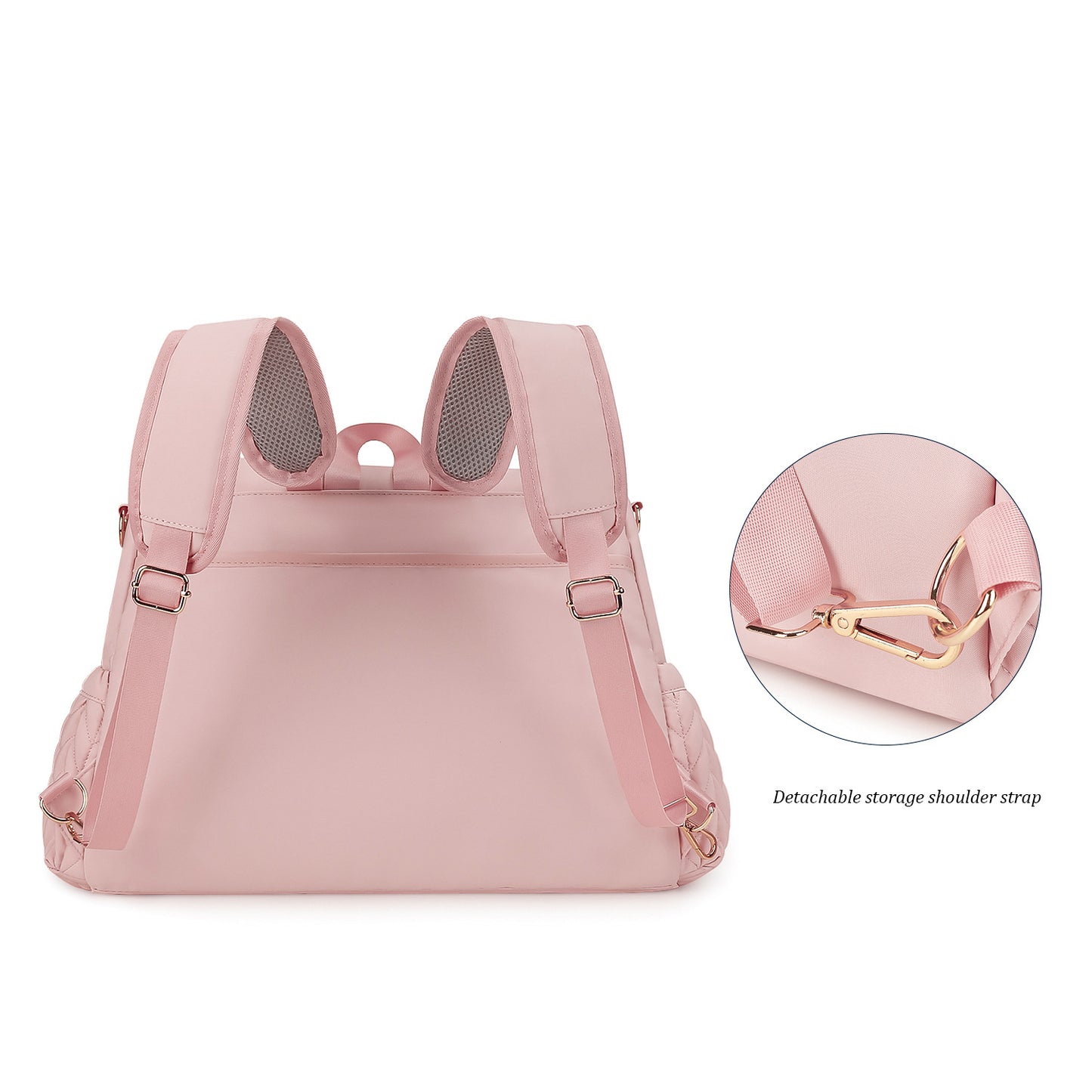 Eleganter und Stylischer Rucksack mit Kunstleder und Geflochtenem Design Brehn
