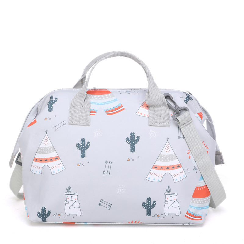 Verspielte gemusterte Reisetasche Brehn