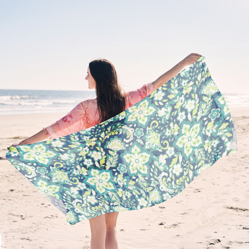 leichtes Strandtuch mit kreativem Quallen-Design Brehn