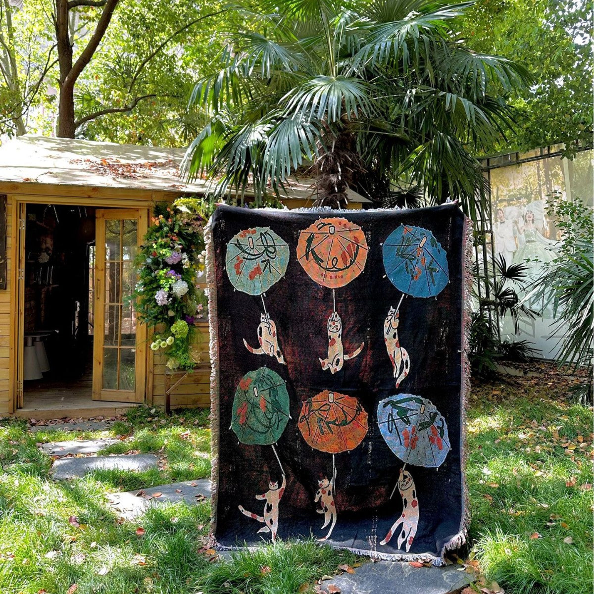 Dekorative Wurfdecke