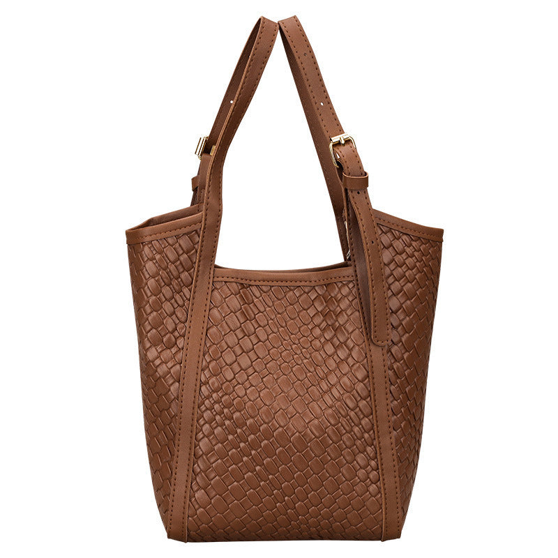 Minimalistische Zip-Top Handtasche Brehn
