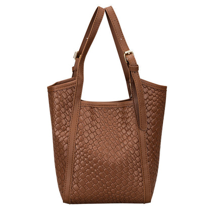Minimalistische Zip-Top Handtasche Brehn