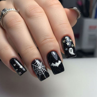 Halloween-Themen 3D Pilz Acryl Nagelkunst Set Brehn