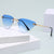 Damen Cat-Eye Sonnenbrille mit elegantem Metallrahmen Brehn