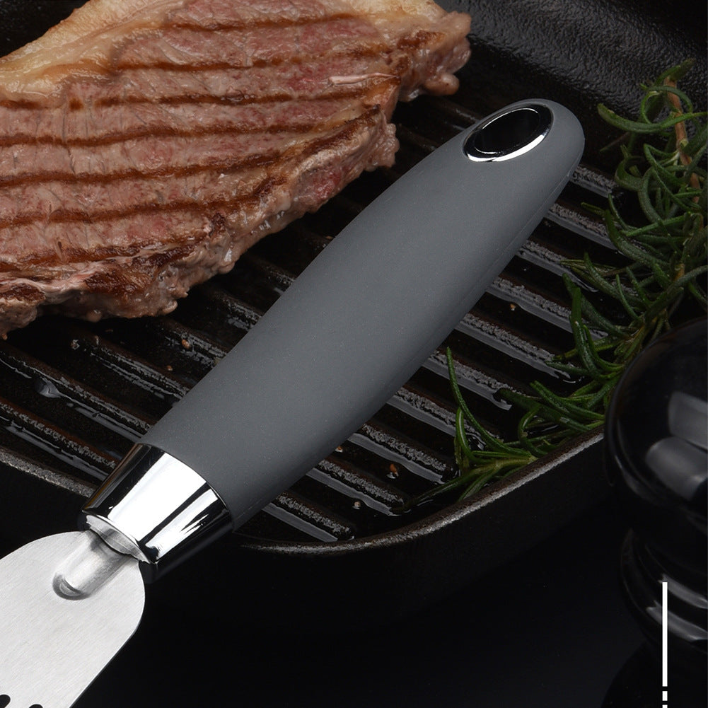 Flexibler Pfannenwender mit Schmaler Geschlitzter Klinge und Ergonomischem Softgriff Brehn