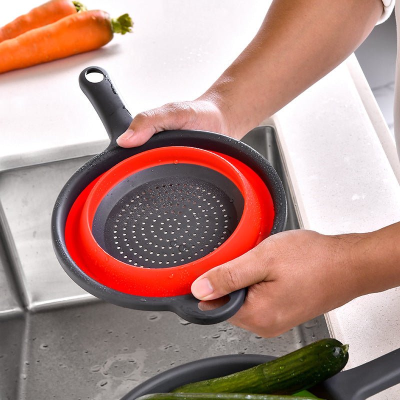 Faltbarer Silikon-Sieb mit Ergonomischem Griff Brehn
