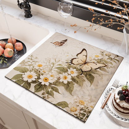 Florales Design Küchenoberflächenprotektor Brehn