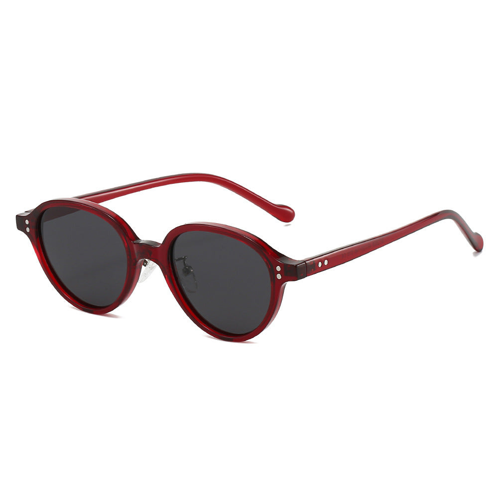 Damen Vintage-Inspirierte Sonnenbrille mit stilvollem ovalen Rahmen Brehn