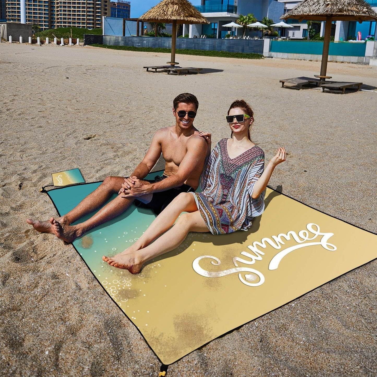 Damen multifunktionale Stranddecke Brehn