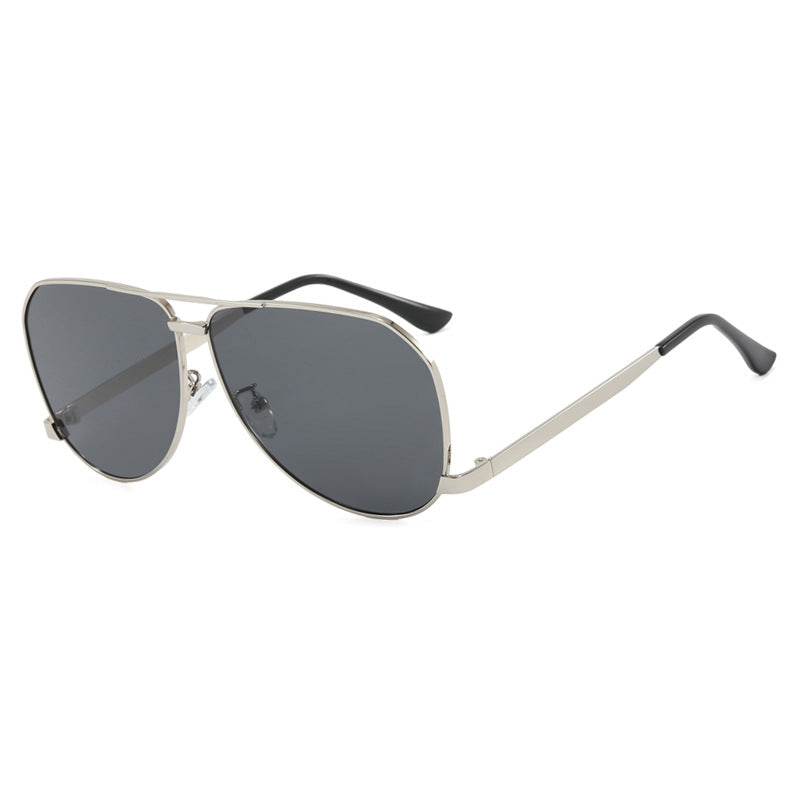 Damen Flugzeug-Sonnenbrille mit modernem Metallrahmen und polarisierten Gläsern Brehn