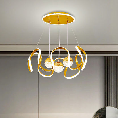 Künstlerische LED Cluster Kronleuchter