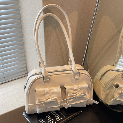 Modische lackierte Lederhandtasche