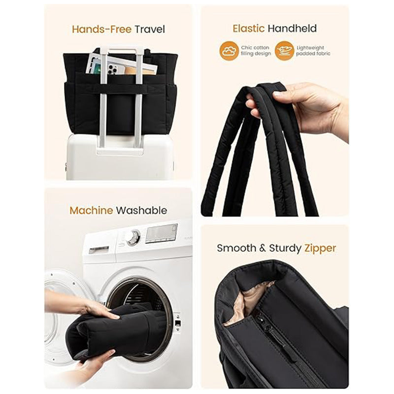 Multifunktionale Handtasche mit Mehreren Fächern und Isolierender Funktion Brehn