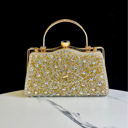 Dekorative Kristall-Detail Abendhandtasche