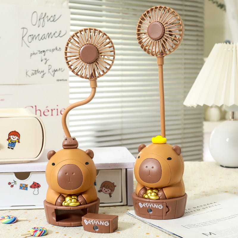 Frauen Tragbarer Mini Ventilator im niedlichen Bären Design Brehn