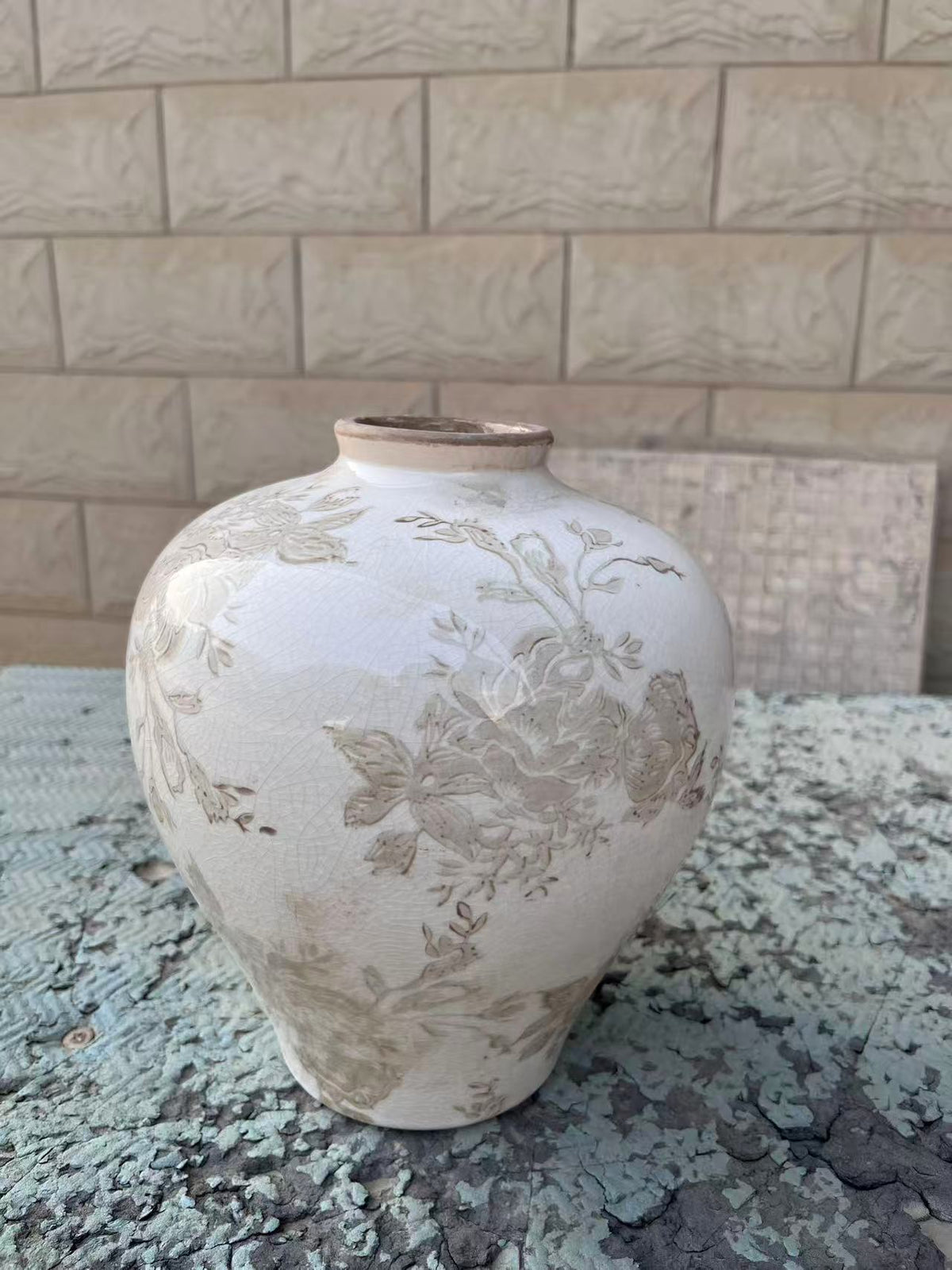 Handgefertigte Keramikvase Brehn
