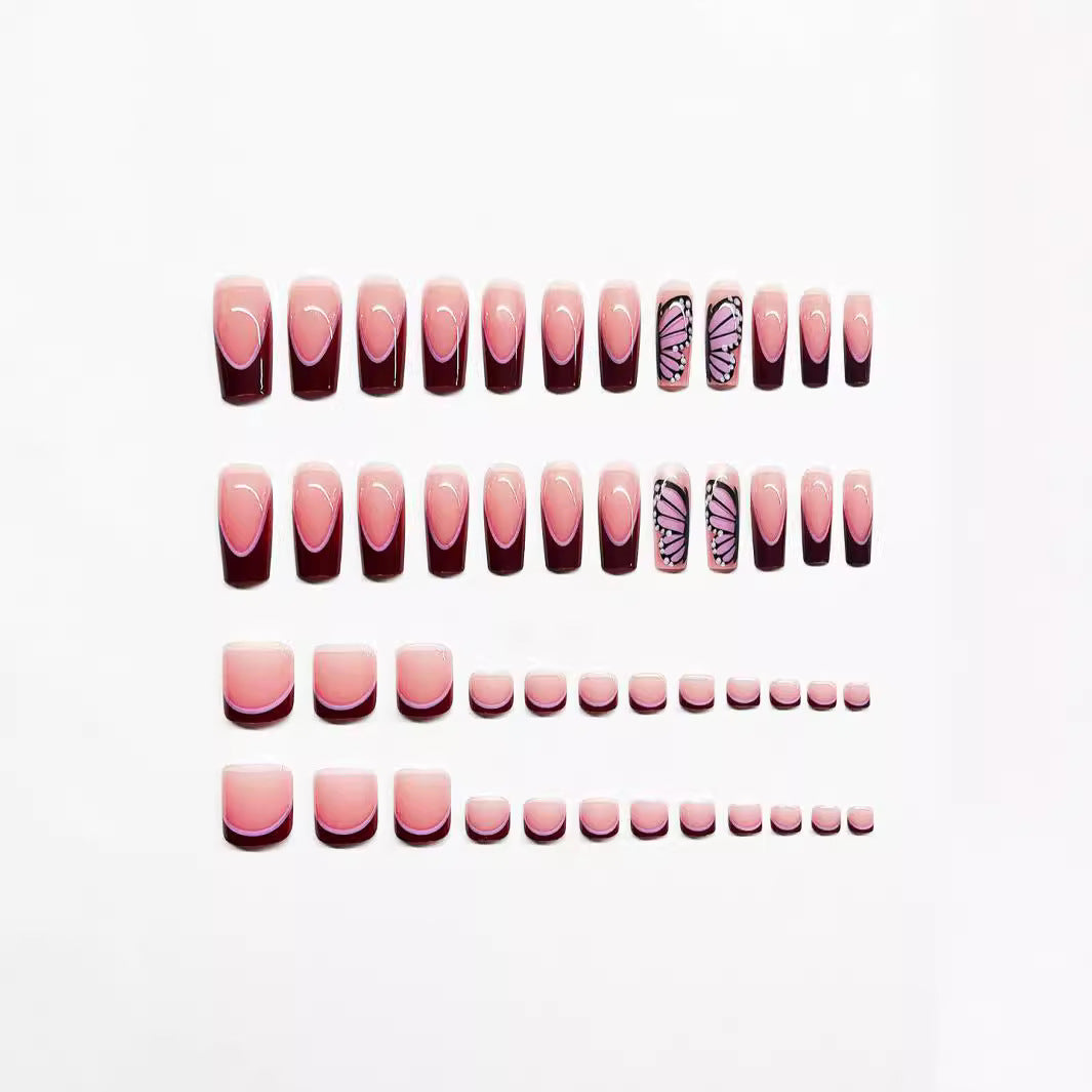 Designer Schmetterlings-Nagelkunst-Set Brehn