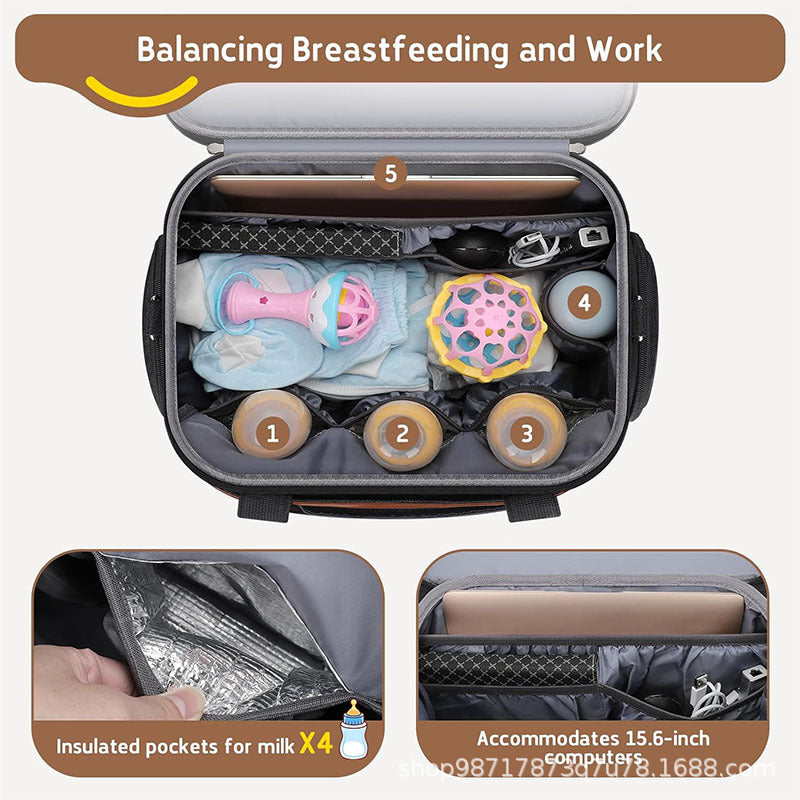 Multifunktionale Stilltasche mit Isoliertem Innenraum Brehn