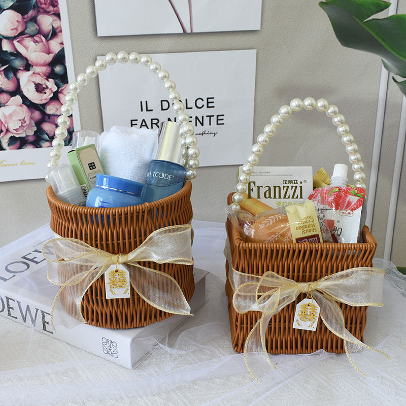Elegante Handgefertigte Rattan Tragetasche Brehn