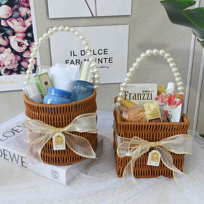 Elegante Handgefertigte Rattan Tragetasche Brehn