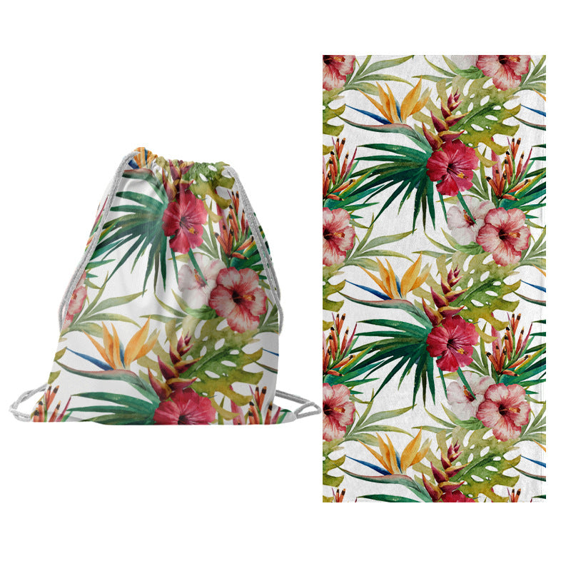 Multifunktionales Strandset mit Tragetasche und Handtuch Brehn